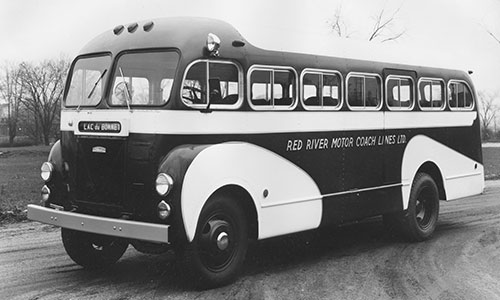 Red River Motor Coach Line bus